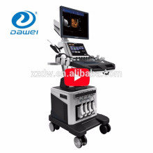New Arrival 19" plus 10.4''LED Real time 4D color doppler trolley high-end 3d 4d ultrasound machine factories